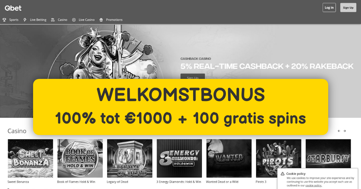 Qbet Casino Nederland - Beste Online Casino Ervaring